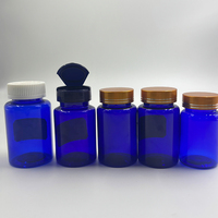 Conteneur en plastique personnalisé avec logo, flacon vide pour pilules, compléments alimentaires, emballage de capsules de vitamines
