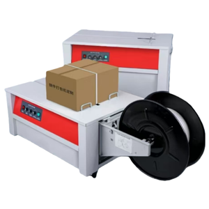 Ensacheuse semi-automatique à double moteur pour scellage de cartons, cerclage et emballage plastique - Product Image 6