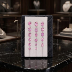 Hermoso Paquete de Espinela Rosa Natural de Tayikistán, 17 Piezas y 16.50 Quilates, Excelente Brillo, Limpio a la Vista y con Lupa, Formas Variadas - Product Image 2