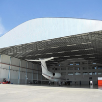 Conceptions en acier de haute qualité largement utilisées dans les bâtiments industriels assemblés de hangar à structure en acier