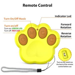 Drop Shipping özel USB şarj edilebilir lüks interaktif akıllı top oyuncak otomatik haddeleme hareketi ve hediye kutusu ile kediler için - Product Image 5