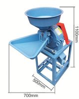 Mini marteau pulvérisateur de farine broyeur Machine pour l'alimentation des animaux Durable petit moulin électrique maïs poudre broyeur Machine pulvérisateur