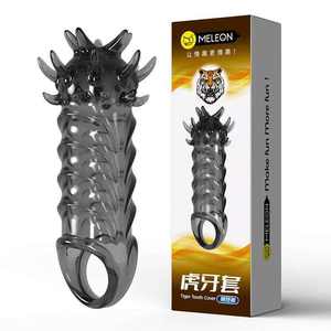 Consoladores <span class=keywords><strong>de</strong></span> silicona TPE <span class=keywords><strong>de</strong></span> alta calidad más vendidos, condón <span class=keywords><strong>de</strong></span> pene <span class=keywords><strong>de</strong></span> goma suave extra punteado reutilizable - Product Image 4