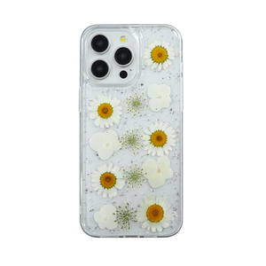 Funda Magnética Transparente con Flores Secas Reales y Brillantina para iPhone 15 Pro Max 14 13 12, Funda de Lujo para Teléfono - Product Image 6