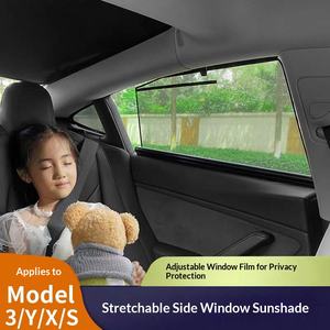 Pare-soleil automatique rétractable pour vitres latérales <span class=keywords><strong>Tesla</strong></span> <span class=keywords><strong>Model</strong></span> <span class=keywords><strong>3</strong></span>/Y, protection OLIVER, fixation adhésive, modification intérieure - Product Image 5