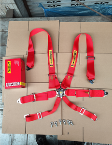 Cinturón de Seguridad para Auto de Carreras, <span class=keywords><strong>6</strong></span> <span class=keywords><strong>Puntos</strong></span>, Hebilla de Liberación Rápida, Arnés de Seguridad de Poliéster para Cuerpo Completo - Product Image 4