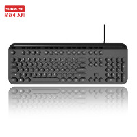 Teclado USB 2.0 con Cable OEM K893c, Tamaño Completo, 104 Teclas, PCB, Plug and Play para Laptop/Escritorio