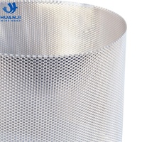 Grille en métal perforé en aluminium anti-corrosion argentée pour gouttière d'eau de pluie, filtre à feuilles, pliage, découpe, protection de gouttière