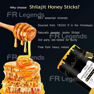 OEM ODM stik Shilajit murni asam Fulvic 85 + mendukung energi jeli jejak mineral stik madu Shilajit - Product Image 2