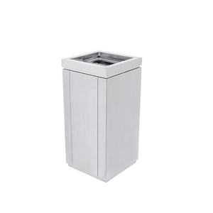 Contenedor de <span class=keywords><strong>Basura</strong></span> Comercial Rectangular <span class=keywords><strong>Vertical</strong></span> de Acero Inoxidable para Interiores, sin Tapa, para Hotel - Product Image 4