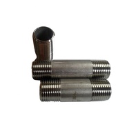 Raccord fileté en acier inoxydable SS316L sans soudure DIN/norme britannique DIN EN1024, 1/2 pouce SCH40