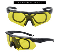Lunettes de soleil anti-UV, lunettes de sécurité, kit de lunettes tactiques