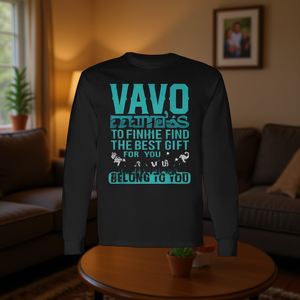 Camiseta de manga larga Vavo, de algodón, con estampado digital, regalo del día del padre para papá, ropa informal para hombre - Product Image 2