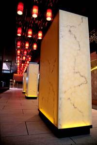 뜨거운 판매 반투명 화이트 대리석 오닉스 석고 시트 벽 패널 - Product Image 4