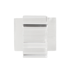 ELEVARRE Set di Quattro Anelli Portatovaglioli in Selenite, Decorazione da Tavola in Cristallo Quadrato - Product Image 6