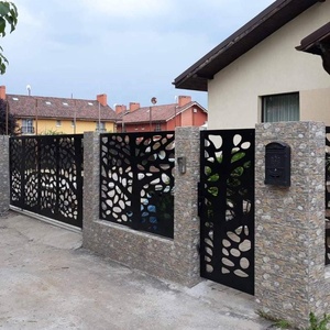 USA <span class=keywords><strong>cancello</strong></span> di recinzione in metallo tagliato al Laser <span class=keywords><strong>per</strong></span> la protezione della sicurezza del giardino - Product Image 3