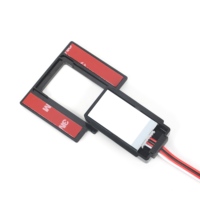 Interrupteur tactile capacitif à une touche, contrôle de la lumière à 3 couleurs plus fonction anti-buée pour miroir LED mural de salle de bain