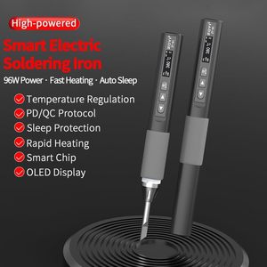 Estación de Soldadura Inteligente ZOYI N1 con Pantalla OLED, Temperatura Ajustable, Calentamiento Rápido USB-C PD, Herramienta de Reparación - Product Image 5