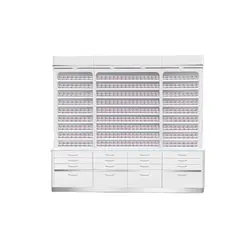 Piano del salone con luci a led <span class=keywords><strong>tabella</strong></span> dei <span class=keywords><strong>colori</strong></span> del libro per scaffali del negozio al dettaglio espositore per scaffali cosmetici scaffali per smalto per unghie - Product Image 6