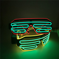 Venta Directa de Fábrica, Gafas LED Inalámbricas |   Accesorios de Fiesta Novedosos Multicolores y Multidiseño Duraderos Los Más Populares