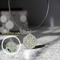 Collier en laiton avec pendentifs breloques signes du zodiaque et sceau de Salomon (Neuf Palais et Huit Trigrammes) pour hommes et femmes, vente en gros