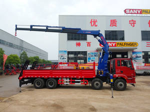 Camión de carga, 12 ruedas, mercancías de elevación, grúa articulada instalada en camión de carga Shacman, 10 toneladas, 15 toneladas, 20 toneladas a la venta - Product Image 5