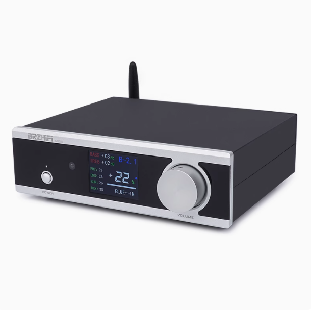 BRZHIFI 5.1 Channel BT A600S Remote Control Power Amplifier 6 Channel Independent Tuning Home Theater Subwoofer Power Amplifier