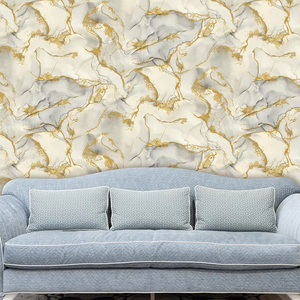 Yeni Trend Modern 3D doğal PVC duvar kağıdı oturma odası ve mutfak eğlence kullanımı için doğrudan tedarikçi - Product Image 1