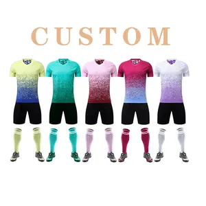 เสื้อเจอร์ซีย์เล่นฟุตบอลของผู้ชายชุดวอร์มชุดเล่นฟุตบอลของผู้ชายชุด2023-2024 100% โพลีเอสเตอร์แบบดั้งเดิมพิมพ์ซับลิเมชัน