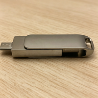 Clé USB en métal 3.0 à double interface Type-C pour smartphone, ordinateur portable, travail de transfert de fichiers