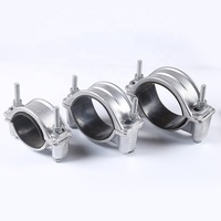 Pince de câble haute tension en aluminium JGW, support de fixation de câble robuste, conception de compression stable, résistant aux vibrations