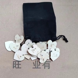 Vente en gros de jouets sexuels personnalisés pourquoi tu es mon ami en bois drôle en forme de rond et de coeur pour la fête cadeau romantique pour couples % - Product Image 4