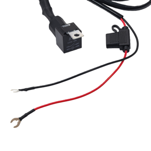 Автомобильный усиленный одноканальный <span class=keywords><strong>2</strong></span>-контактный жгут проводов для бездорожья с разъемом Deutsch черного цвета и реле 12В 40А - Product Image 5