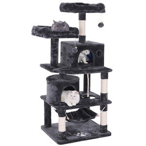 Büyük kedi ağaçları fabrika doğrudan satış flanel kedi ağaçları Pet yatak Pet mobilya Catscratchers Pet kafesleri ve yüksek kaliteli villa - Product Image 5