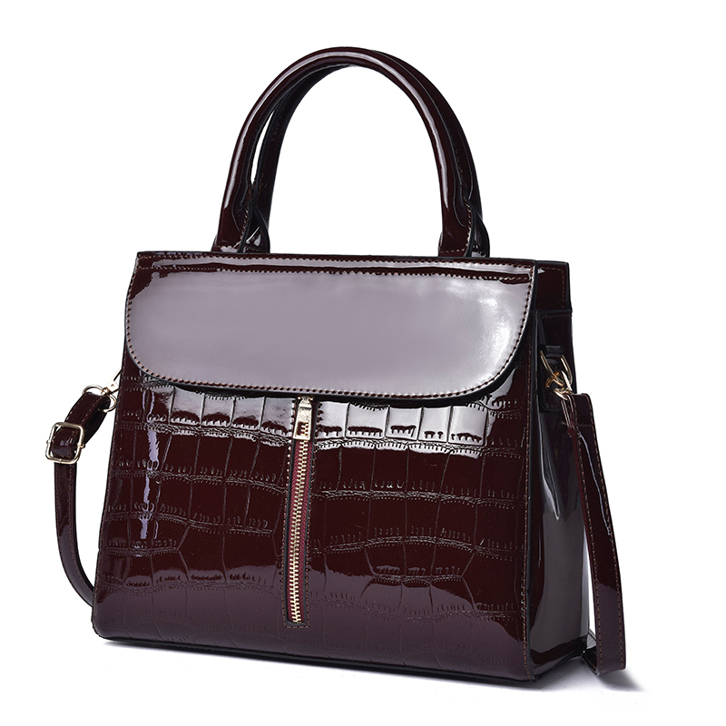 Mode en cuir véritable sacs à main pour femmes en cuir pu imperméable à l'eau dames sac