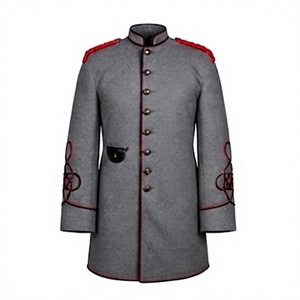 Veste tunique d'hiver respirante et coupe-vent en laine, uniforme personnalisé avec logo, pour défilés et reconstitutions historiques - Product Image 1