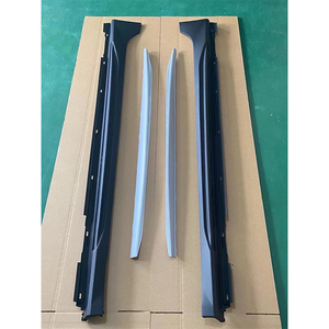 สเกิร์ตข้างสำหรับ <span class=keywords><strong>Audi</strong></span> RS6 C8 <span class=keywords><strong>Avant</strong></span> Sedan ปี 2019-2025 ชุดแต่งสเกิร์ตข้างสไตล์ RS ชุดแต่งตัวถังรถยนต์ อัพเกรดชิ้นส่วนภายนอก - Product Image 2