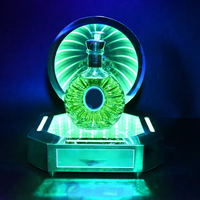 Présentoir LED en acrylique illuminé personnalisé Boîte à lumière valise présentateur de bouteilles