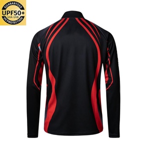 Chemise de pêche à demi-zip avec protection solaire UPF50 en stock pour la chasse et la pêche en plein air - Product Image 4