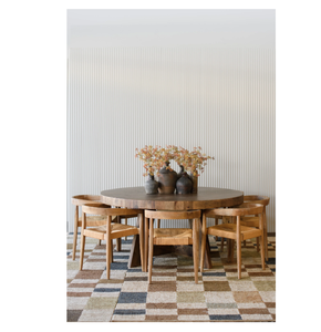 Table à manger en bois massif de qualité supérieure, mobilier contemporain pour la maison, table de salle à manger moderne pour restaurant, hôtel, villa et appartement - Product Image 4