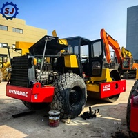 Nouvelle rouleuse vibrante à double tambour DYNAPAC CA25D, type chenillé, moteur diesel, équipement d'origine d'usine