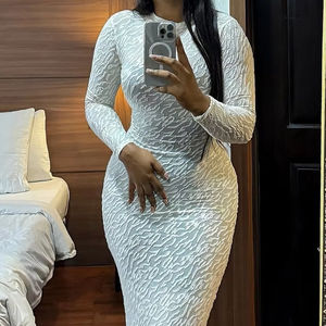 Nouvelle robe d'été élégante à la mode, vintage, respirante, taille fine, robe de soirée élégante, mini robe trapèze - Product Image 2