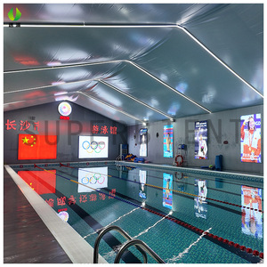 Customized Outdoor Sports <b>Tent</b> PVC Fabric Double Layer Extended Type Four Season Aluminum <b>Frame</b> Swimming Basketball Court Cover - Product Image 4