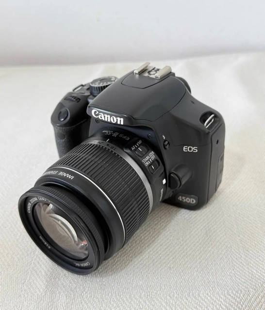 Wholesale Price Cannon EOS 450D 12.2MP DSLR Camera with 18-55mm Lens Beginner APS-C 9-point AF System 3.0" LCD