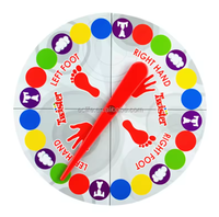 Vente en gros de jeux de société classiques Twister, amusants, interactifs, pour la famille, autres jouets éducatifs en plastique, 160*110cm