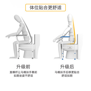 HePo Good Steps Adjustable <b>Grab</b> <b>Bar</b> 50.5-55.5 Cm Suction Cup Bathroom Stand For Elderly Hospital Use - Product Image 4