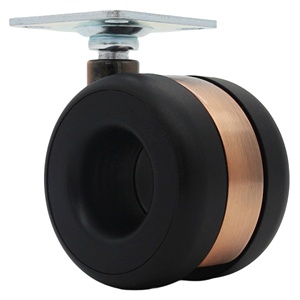 Roulette <span class=keywords><strong>de</strong></span> chaise <span class=keywords><strong>de</strong></span> <span class=keywords><strong>bureau</strong></span> creuse SS 60mm <span class=keywords><strong>sans</strong></span> <span class=keywords><strong>frein</strong></span> - Product Image 1