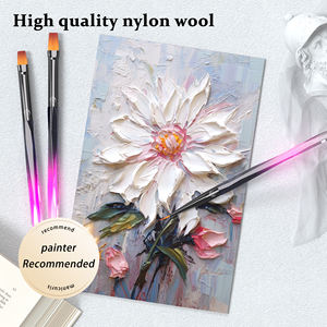 Nuevo Diseño, Juego <span class=keywords><strong>de</strong></span> 5 Pinceles <span class=keywords><strong>de</strong></span> Arte con Degradado, Pinceles <span class=keywords><strong>de</strong></span> Nailon para Acrílico, Acuarela, Óleo, Pinceles para Artistas - Product Image 2