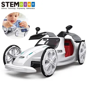 Zigotech china quente produto 2020 educação, brinquedo educacional, diy, robô, carro, haste solar, brinquedos