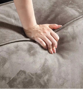 Sofá Modular Seccional de Lujo Nórdico de 3 Plazas en Forma de L para Sala de Estar Muebles Convertibles de Tela de Terciopelo - Product Image 4